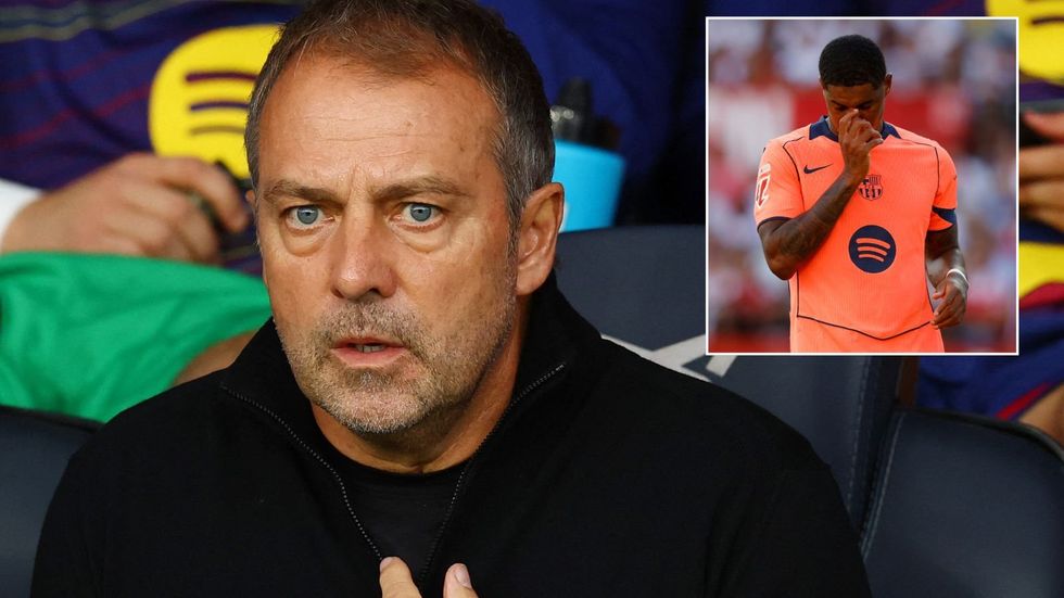 Hansi Flick spent Friday morning quelling unrest inside Barcelona after reports claimed he had shown favouritism towards teenage sensation Lamine Yamal over Marcus Rashford