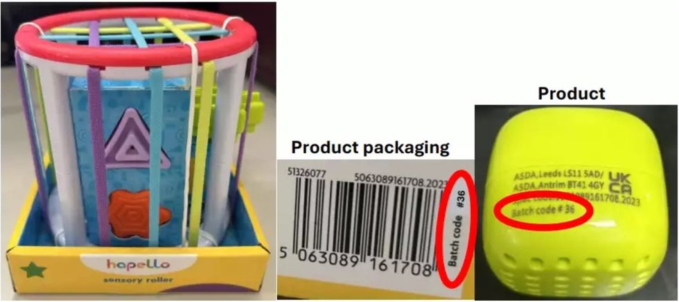 Hapello Sensory Roller sold at Asda