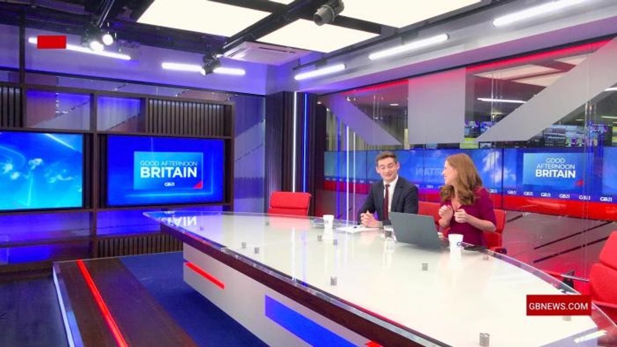 WATCH: GB News presenter Tom Harwood celebrates his birthday live on air