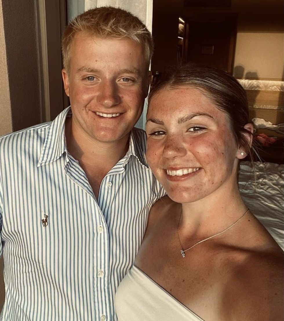 Harley Pearce's girlfriend Holly visited his memorial site to deliver a heartbreaking message
