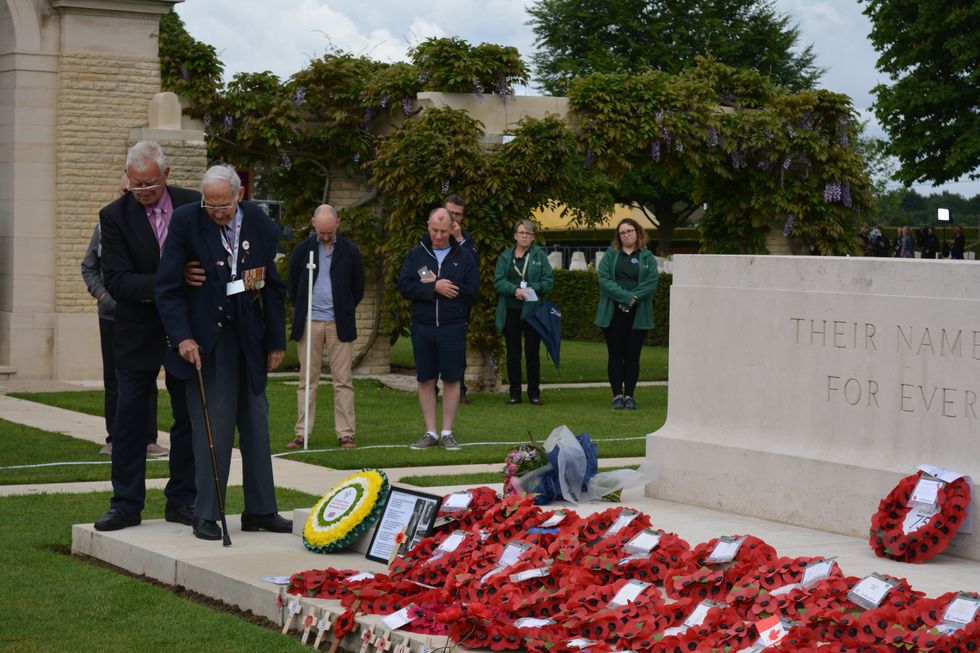 Harold and a WW2 veteran