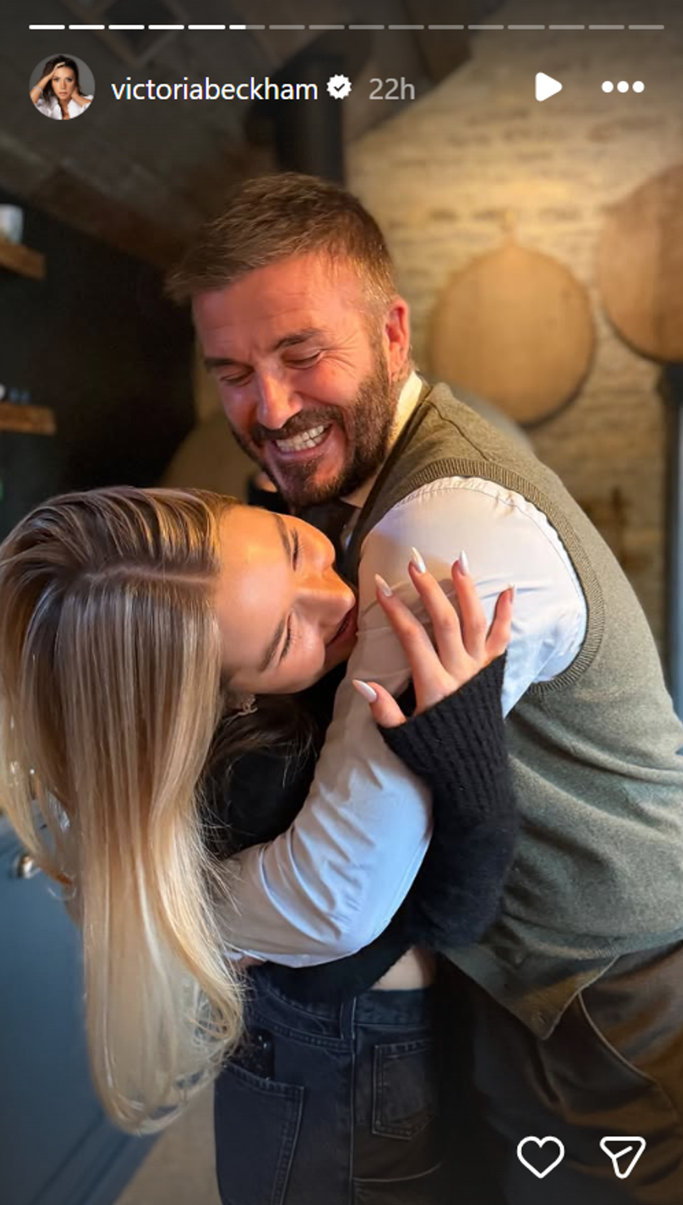 Harper and David Beckham