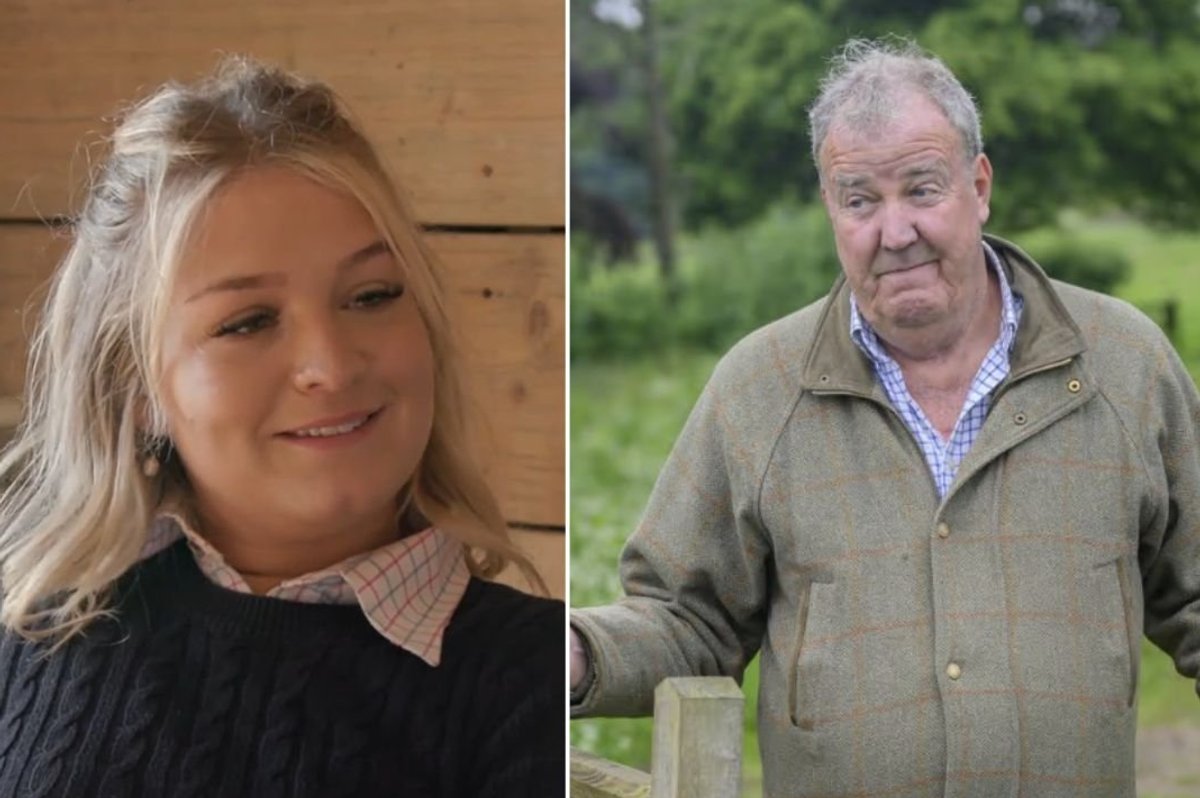 Harriet Cowen and Jeremy Clarkson