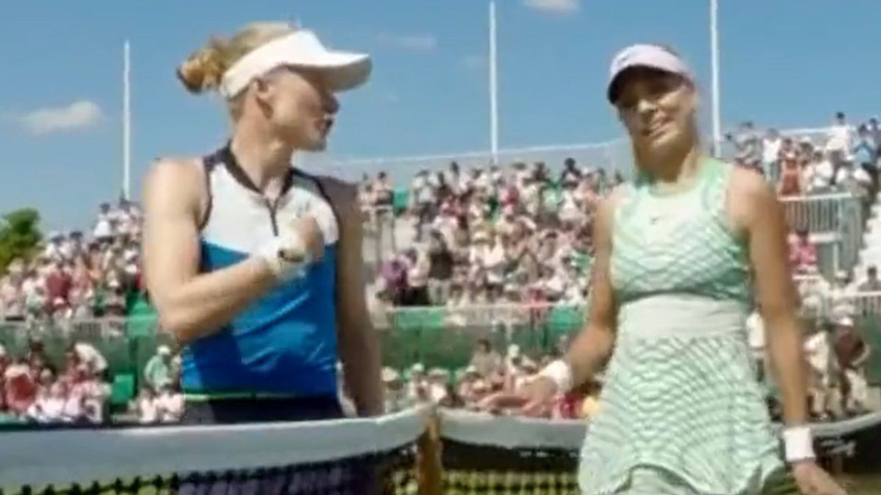 Harriet Dart and Katie Boulter came to blows last year