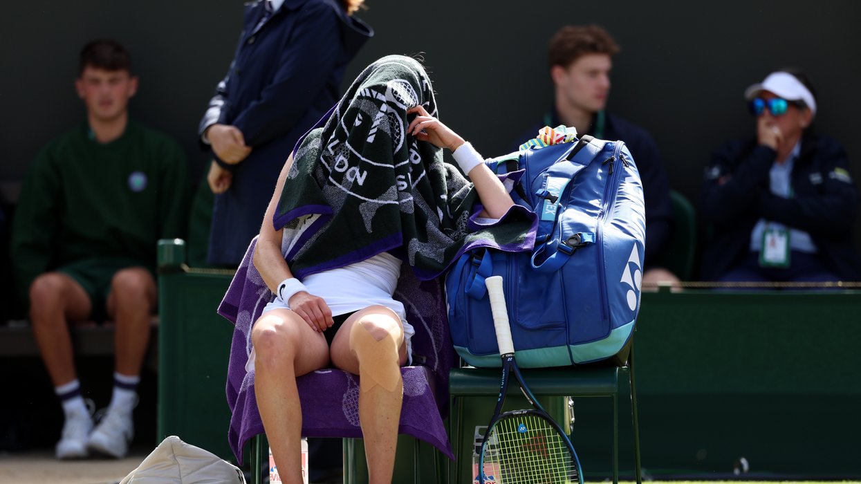 Harriet Dart has been knocked out of Wimbledon
