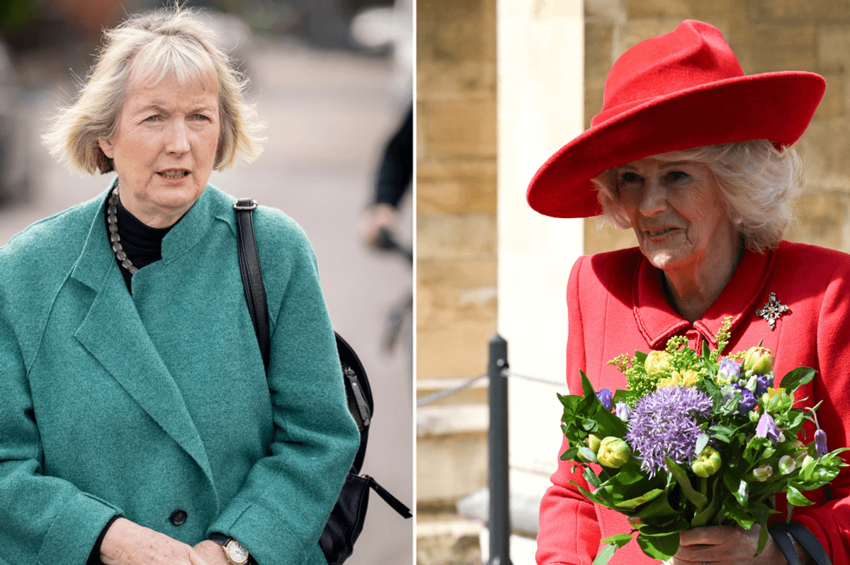Harriet Harman and Queen Camilla