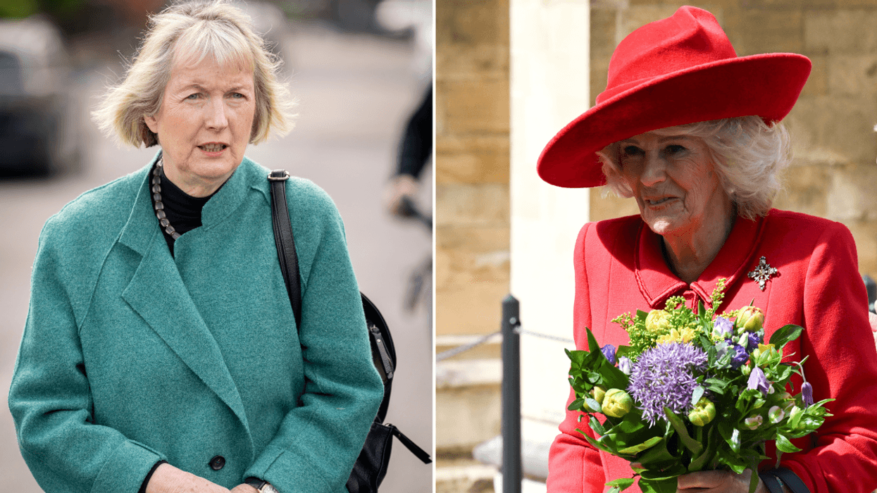 Harriet Harman and Queen Camilla