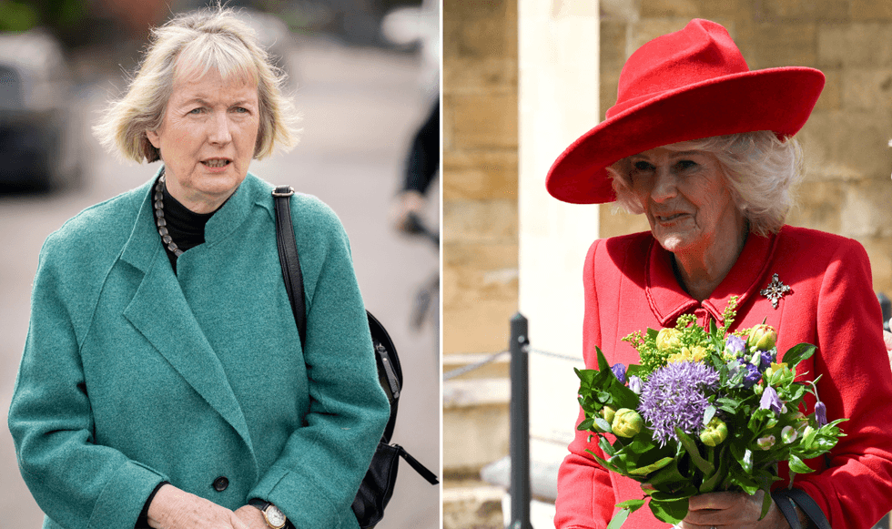 Harriet Harman and Queen Camilla