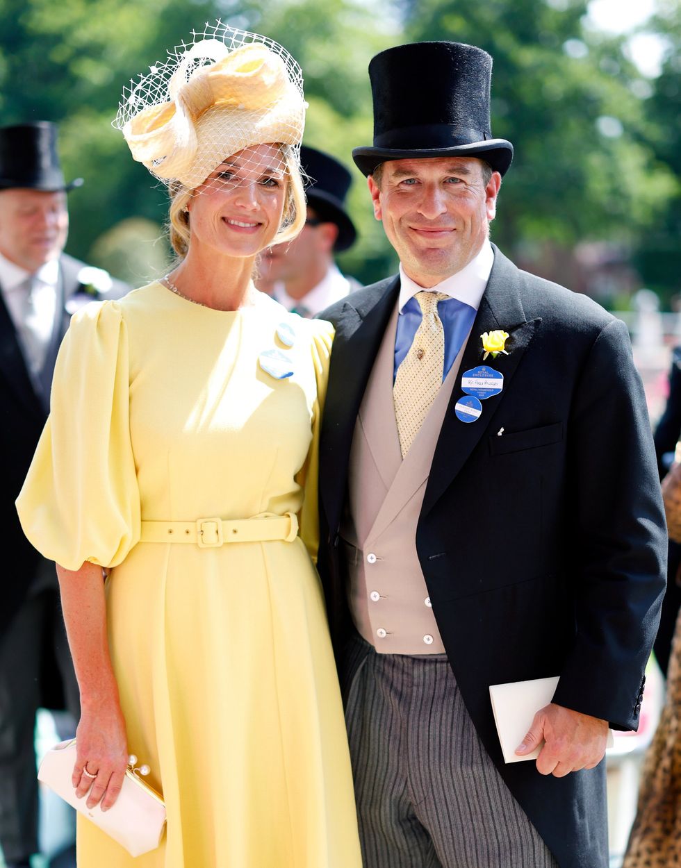 Harriet Sperling e Peter Phillips