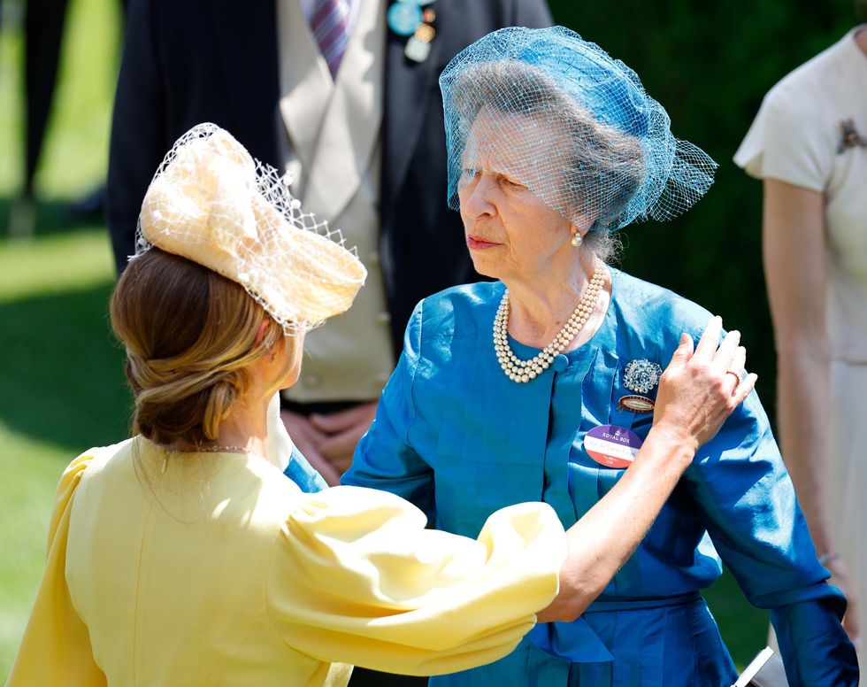 Harriet Sperling and Princess Anne