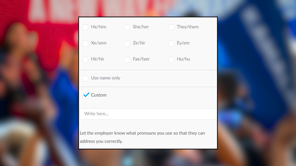 Harris job application form