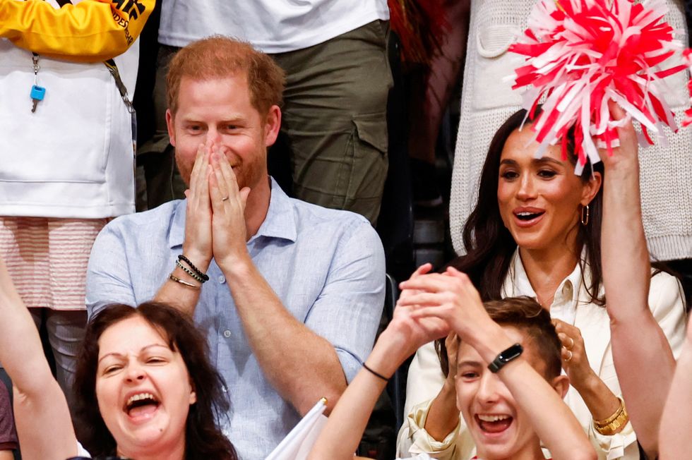 Harry and Meghan at the Invictus Games