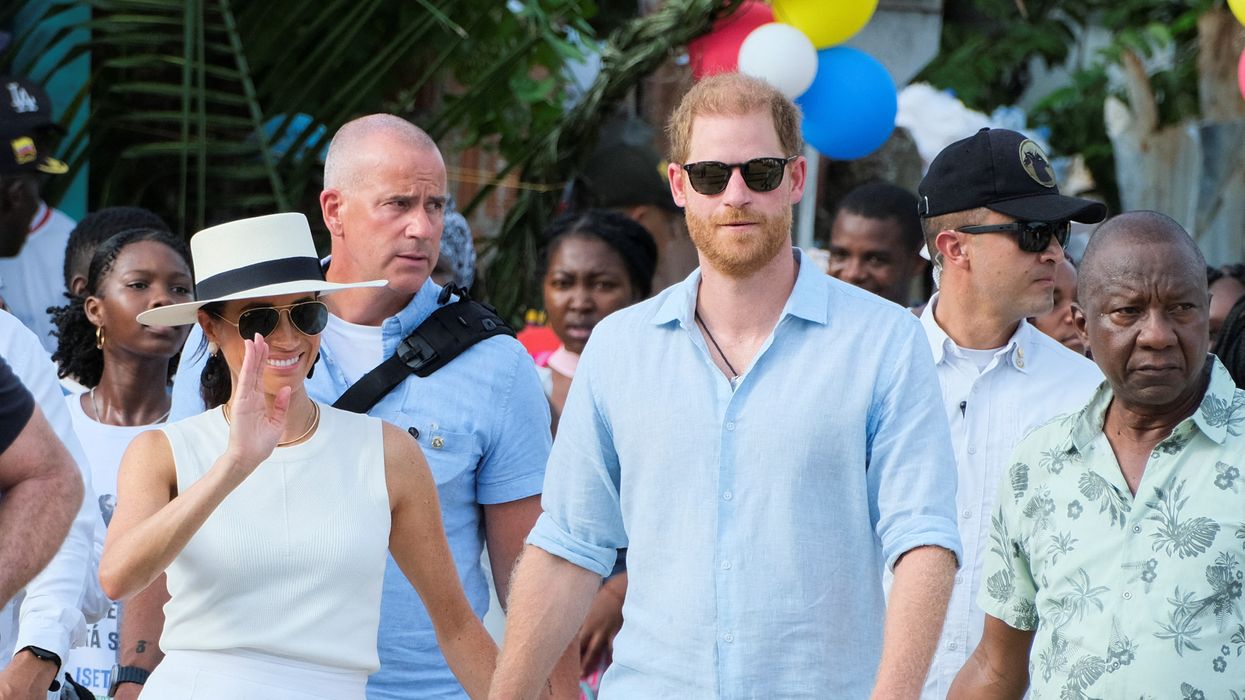 Harry and Meghan in Colombia