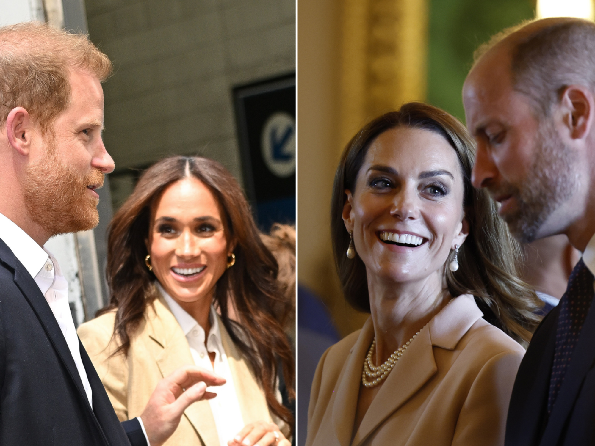 Harry and Meghan/Kate and William