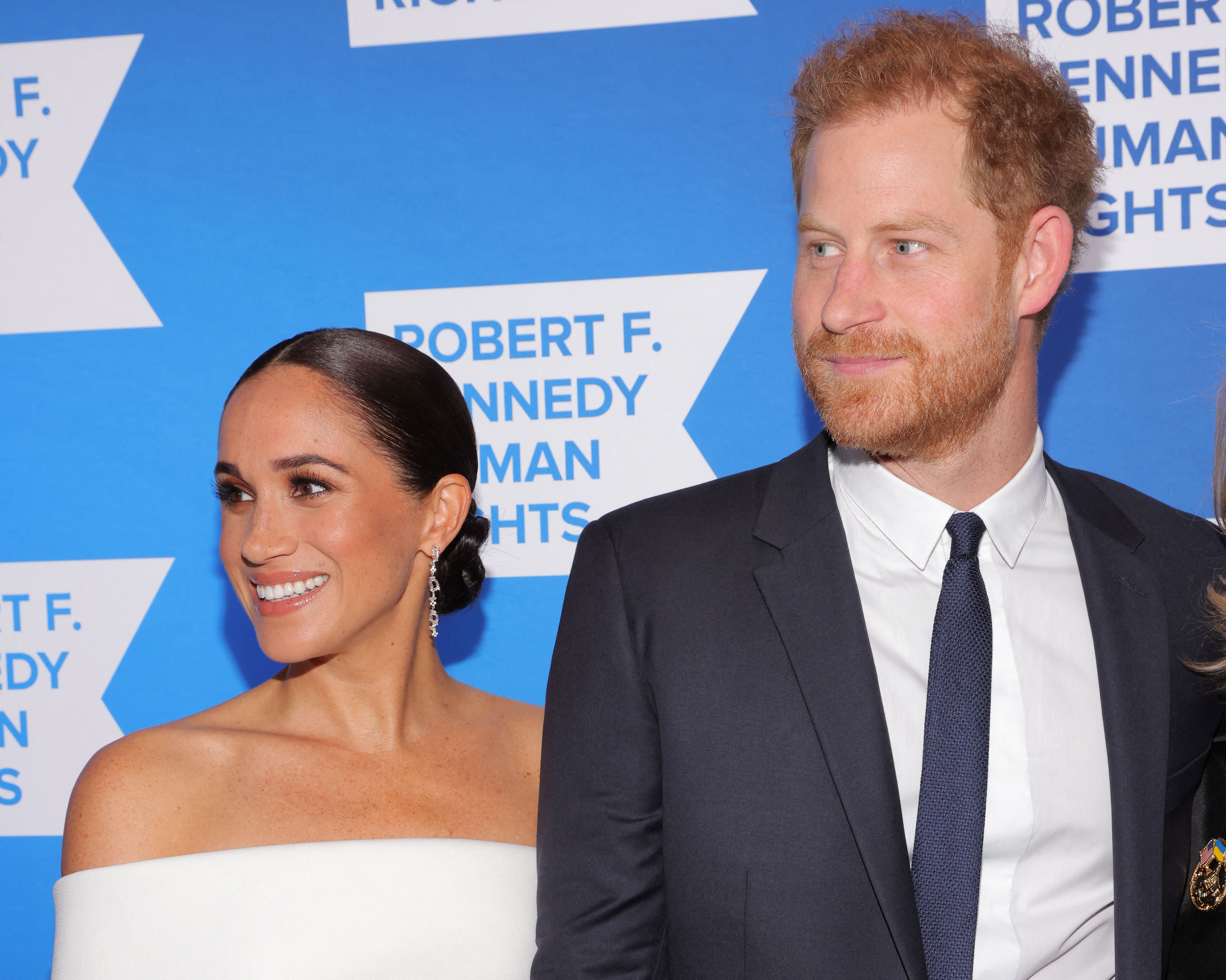 Harry and Meghan receive award for fighting racism and declare: 'We're just beginning' in crusade to fight 'global injustice and restore hope'