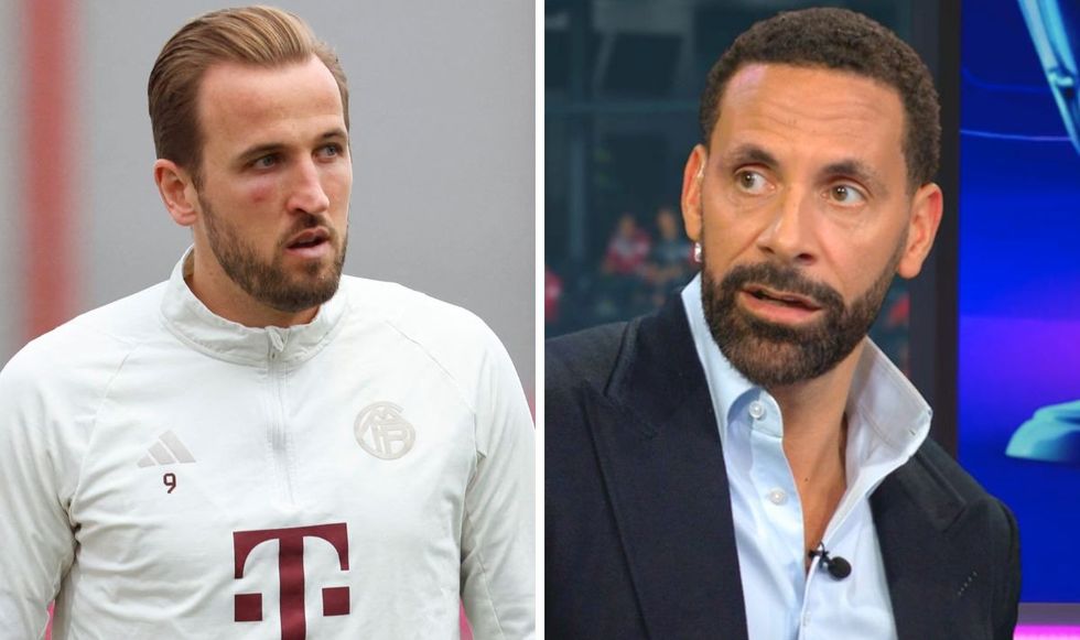 Harry Kane and Rio Ferdinand