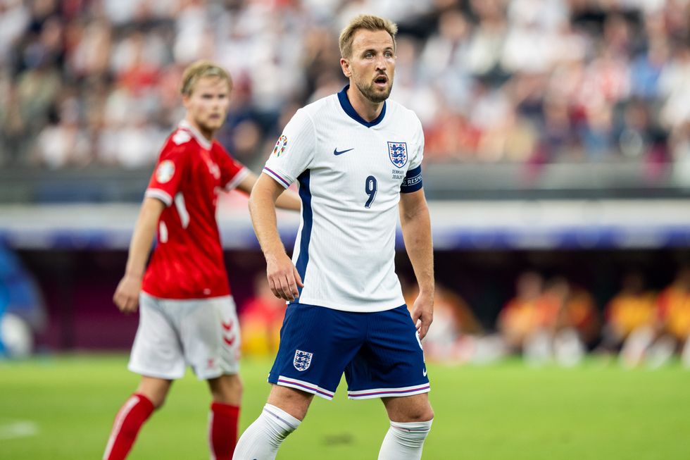 Harry Kane England Denmark