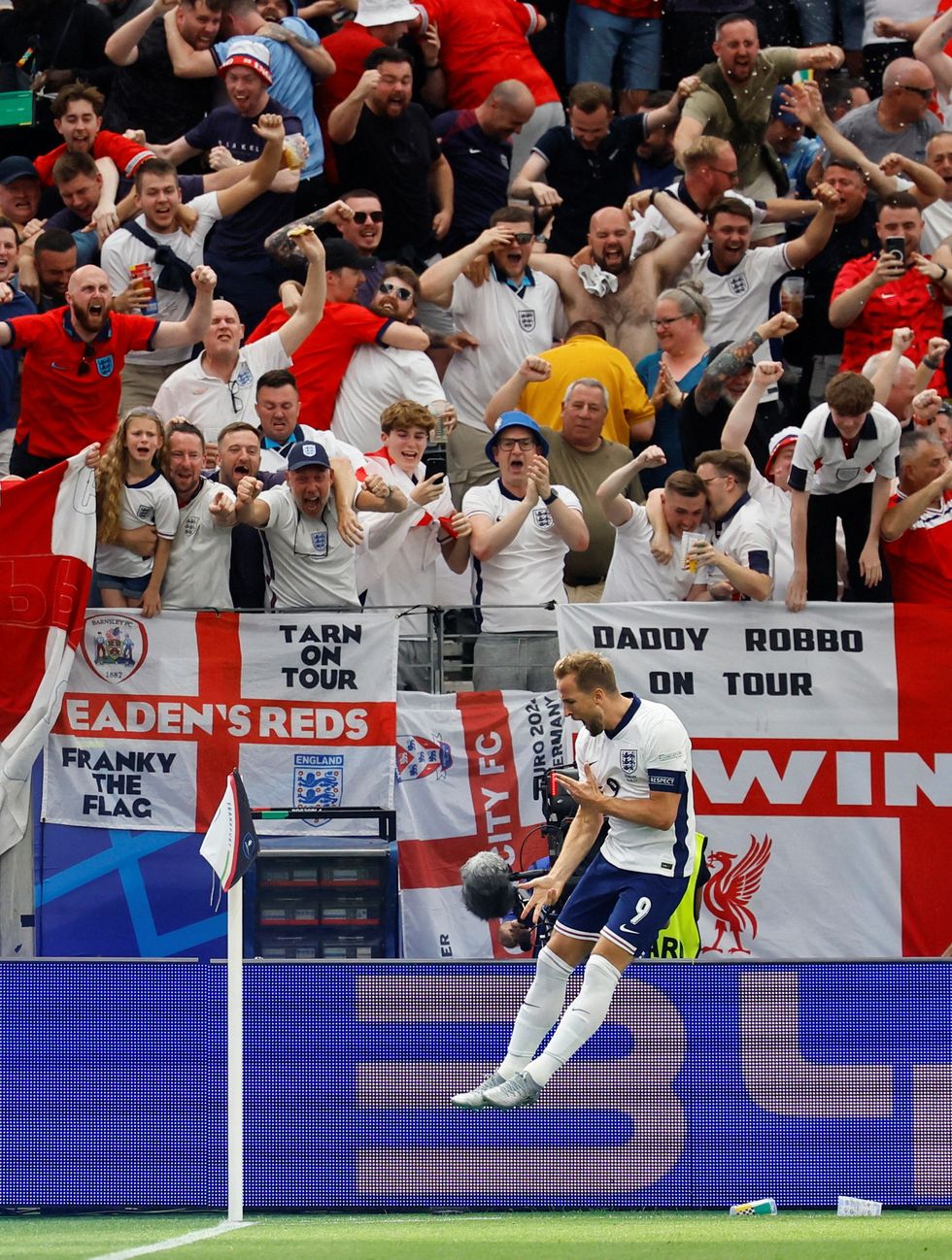Harry Kane England Denmark
