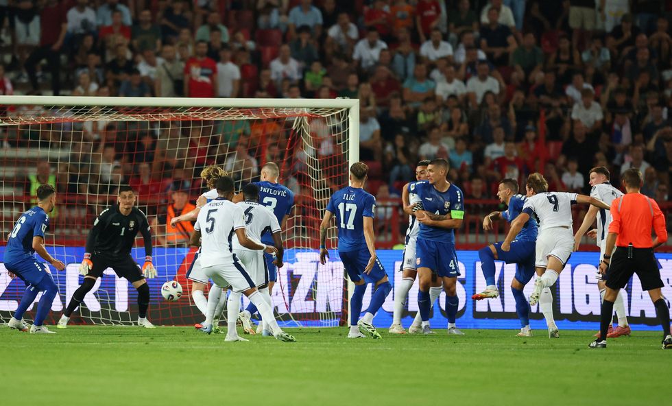 Harry Kane England Serbia
