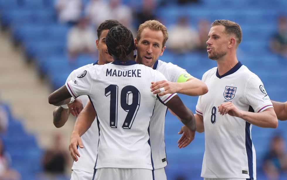 Harry Kane, Noni Madueke, Jordan Henderson