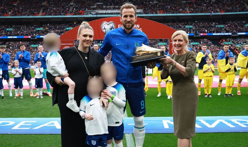 Harry Kane's three children were involved in a car accident