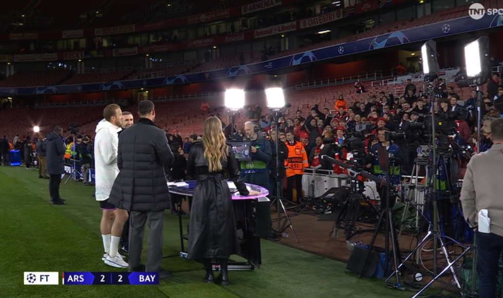 Harry Kane was able to laugh off the abuse he received