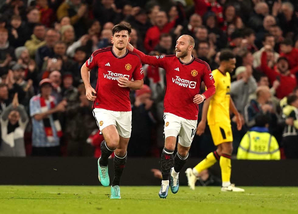 Harry Maguire Christian Eriksen