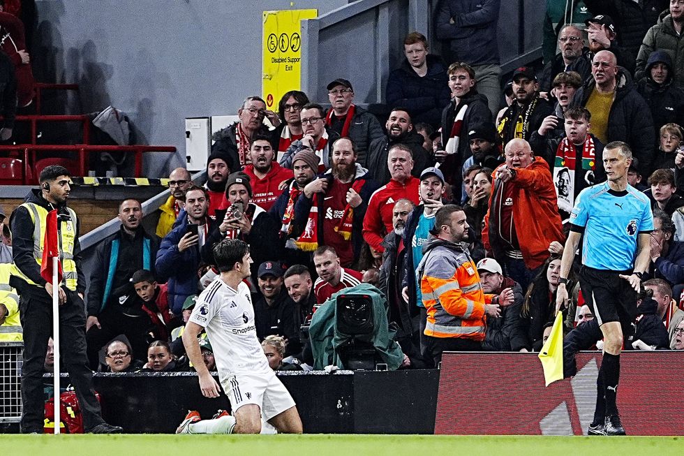 Harry Maguire Manchester United Liverpool