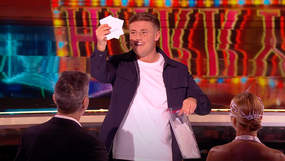 Harry Moulding at BGT