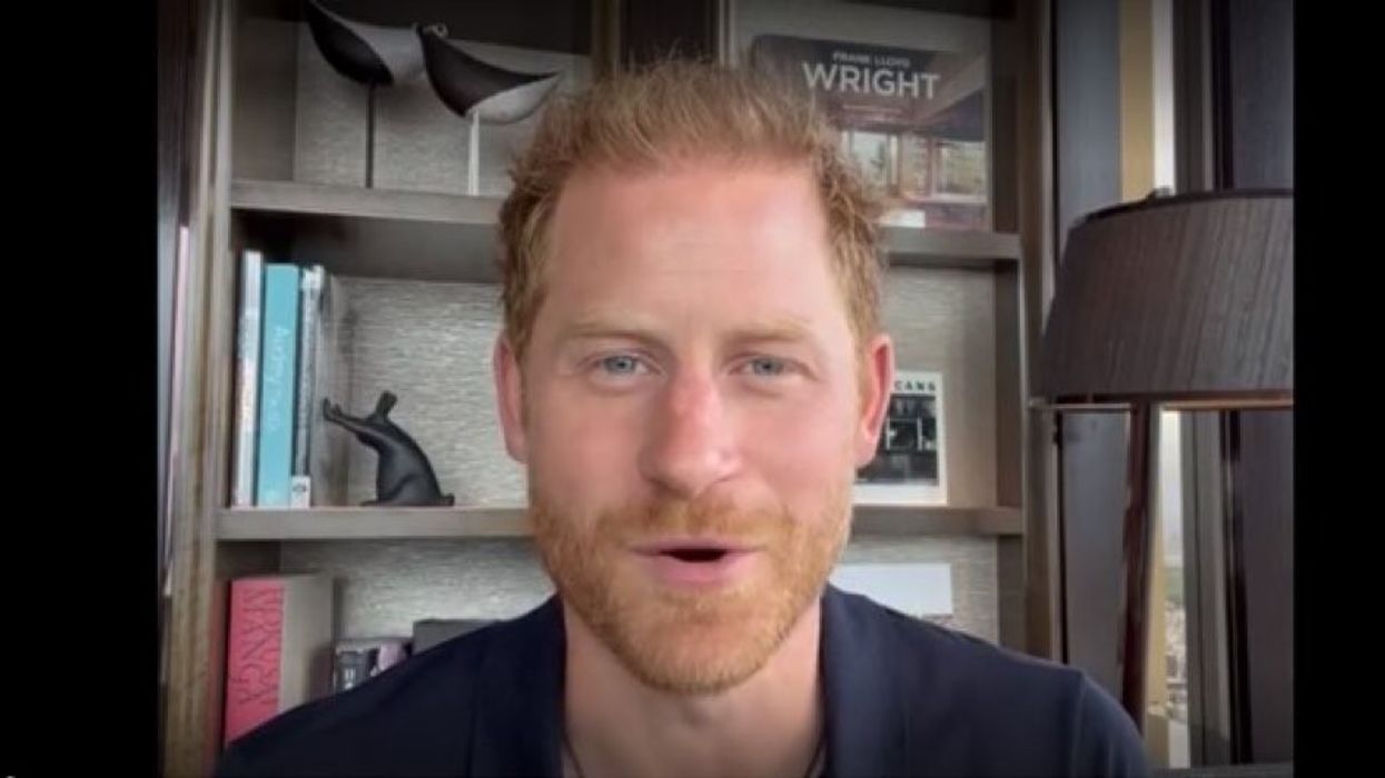 Harry on the video call