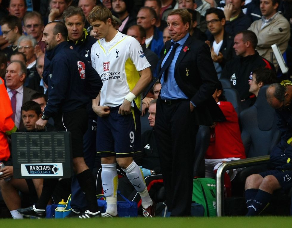Harry Redknapp managed Tottenham from 2008 to 2012