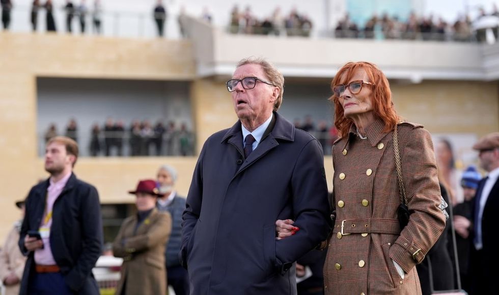 Harry Redknapp's horse Jukebox Man made a late error and fell away from the leading pack