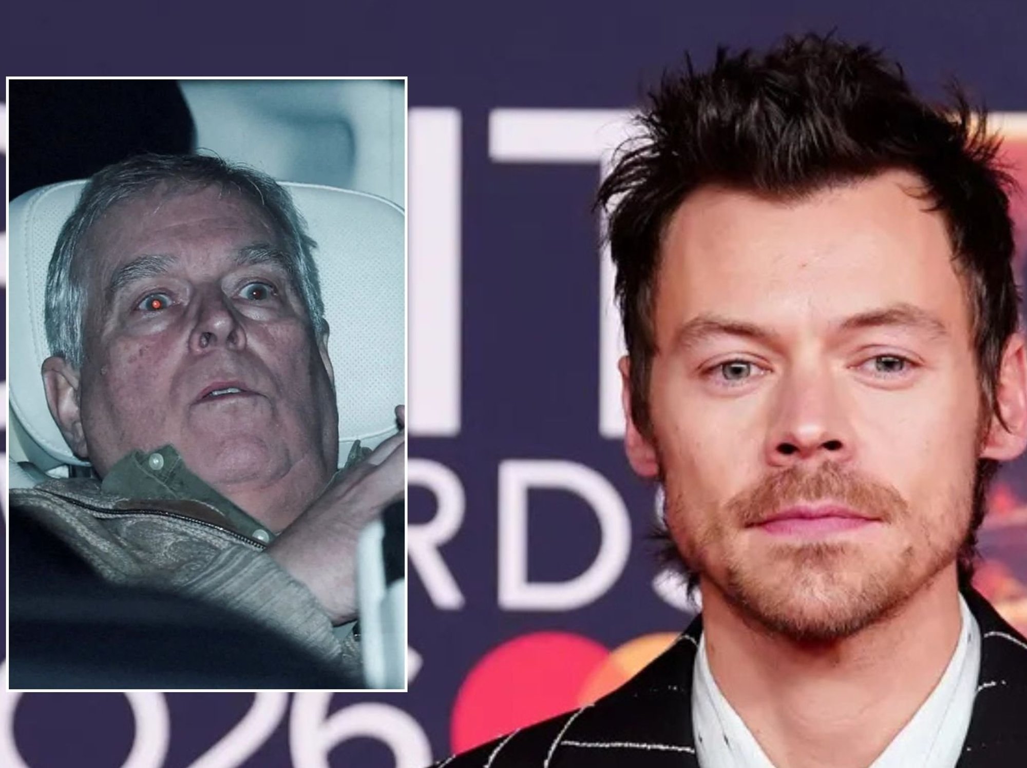 Harry Styles, Andrew Mountbatten-Windsor