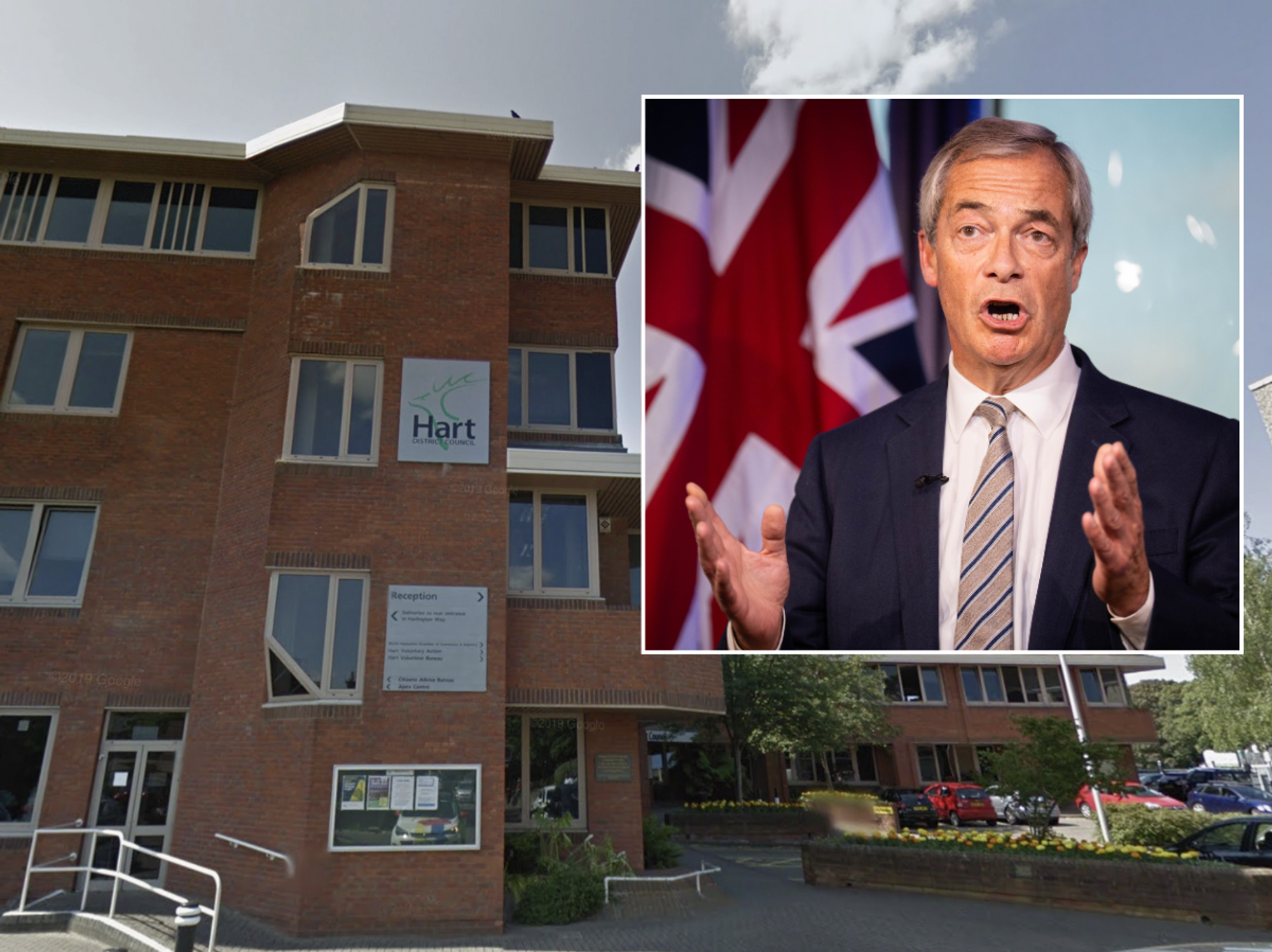 Hart District Council and Nigel Farage