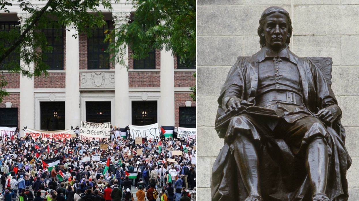 Harvard University protests over Israel-Hamas war