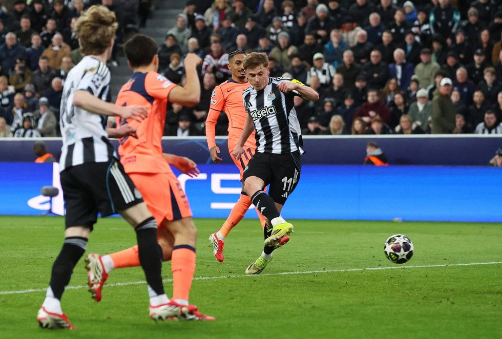 Harvey Barnes thought he gave Newcastle a deserved victory