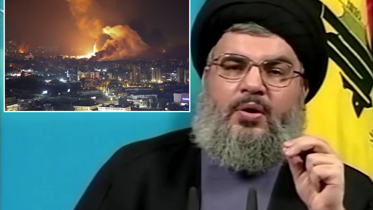 Hassan Nasrallah, Israeli bombardment of Beirut
