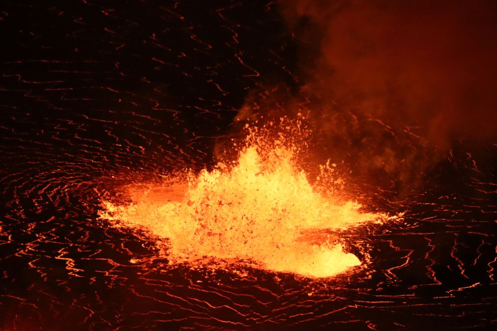 Hawaiian volcano