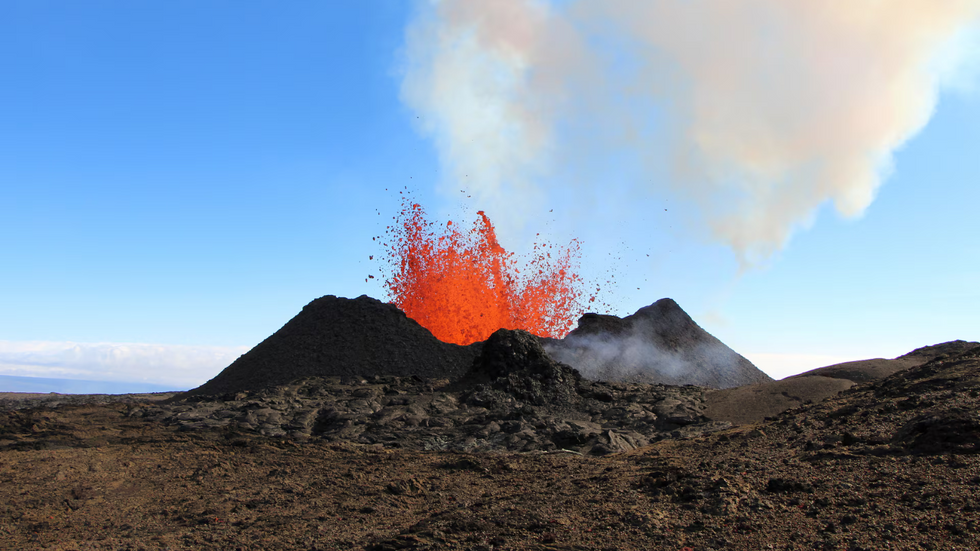 Hawaiian volcano