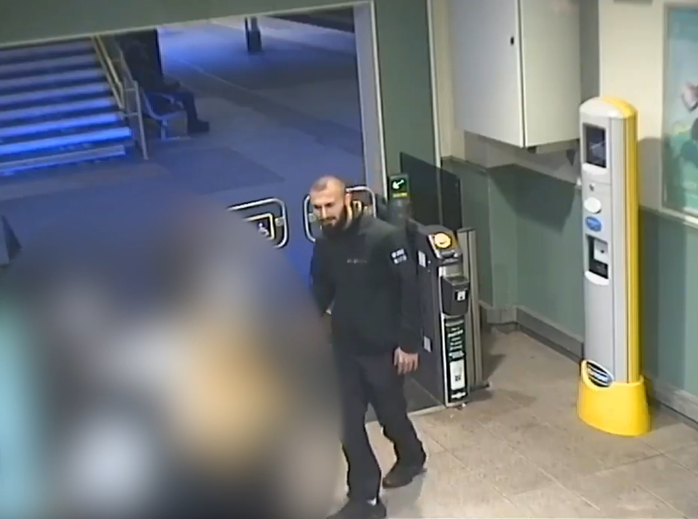 Hawre Mohamed at Crawley Station