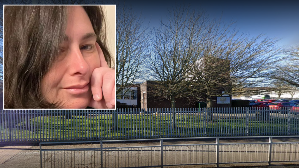 Hawthornden Primary School with an inset of Kirsty McIntosh