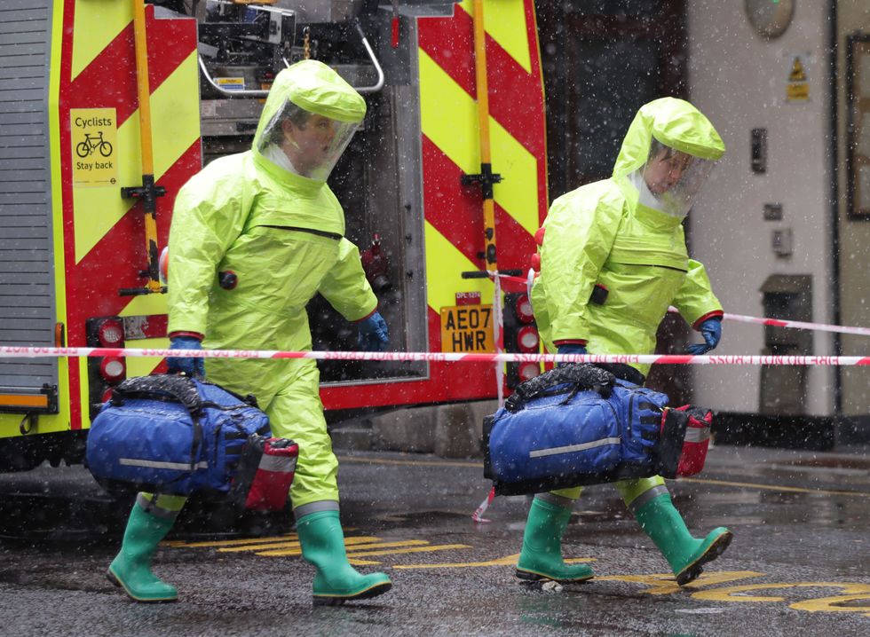 Hazmat officers