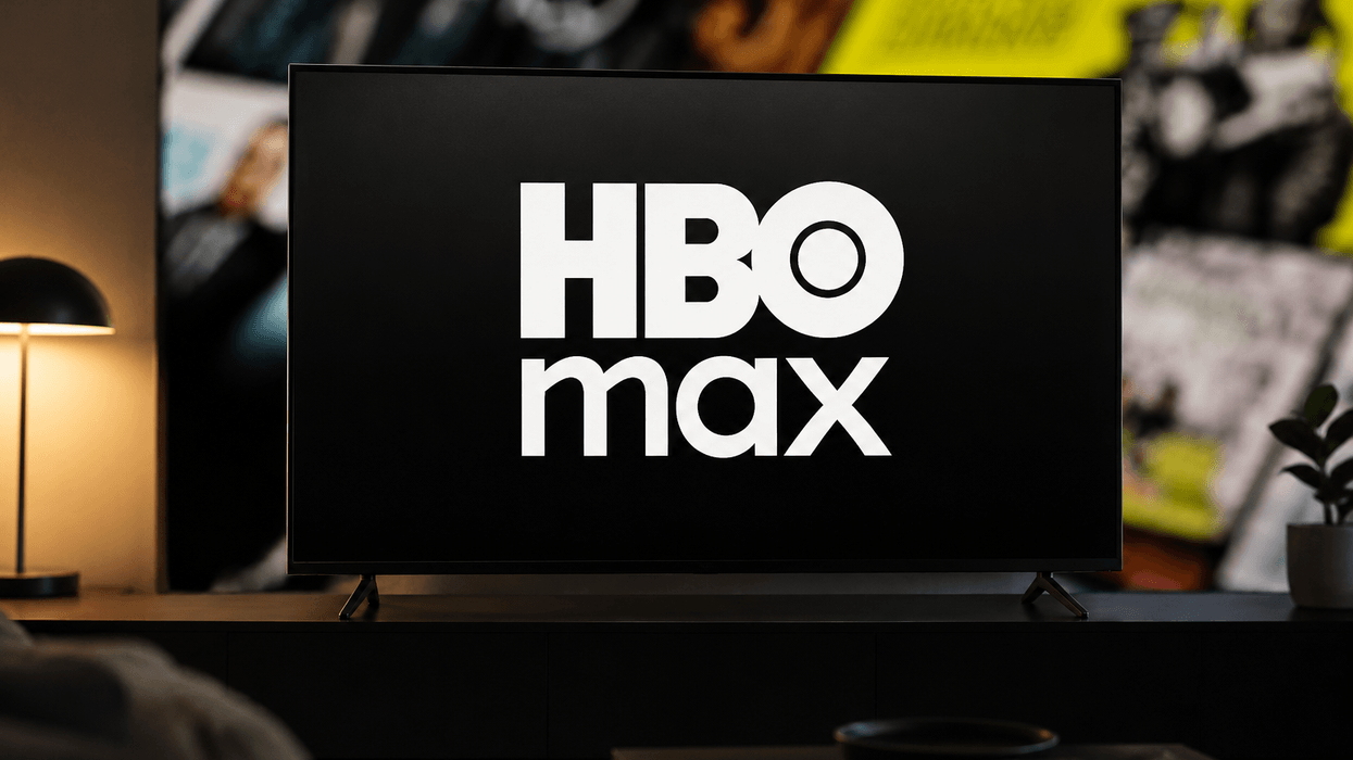 HBO Max logo on TV