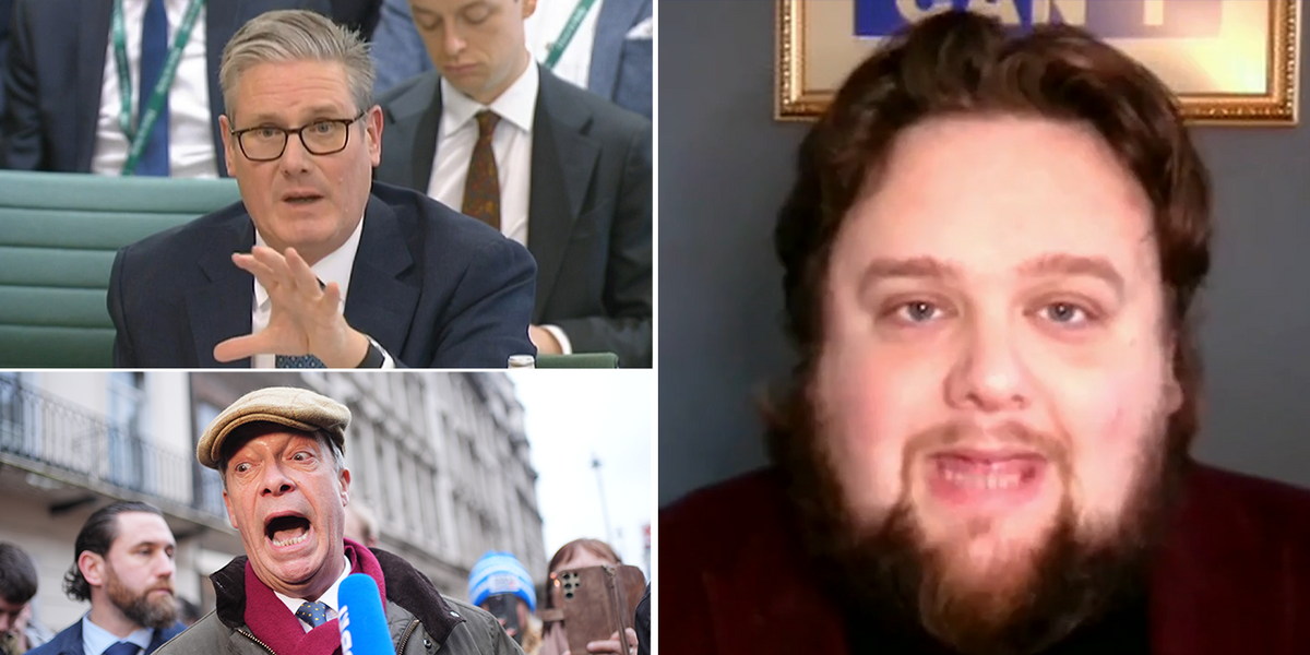 NextImg:Nigel Farage sparks leftie meltdown as GB News guest accuses him of ‘playing a game’ with offer to help Starmer