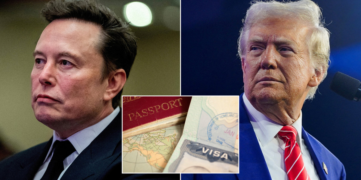 NextImg:Trump sides with Musk in skilled migrant visa row amid growing rift with Maga on immigration