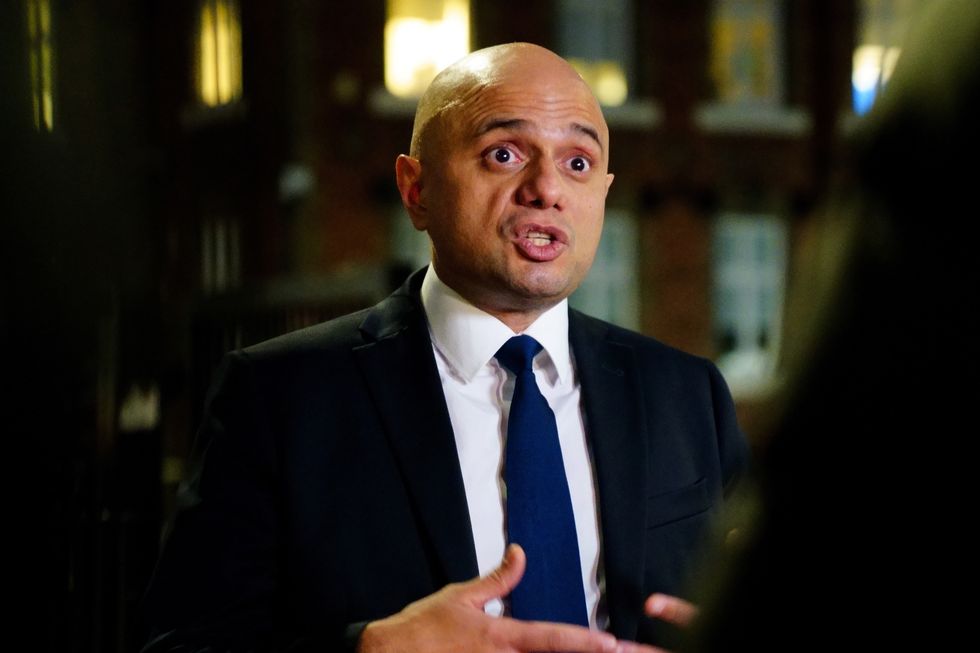Health Secretary Sajid Javid