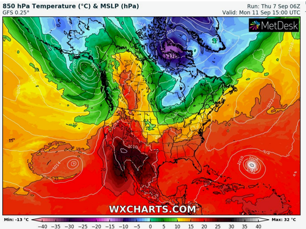 Heat continues to build across the US