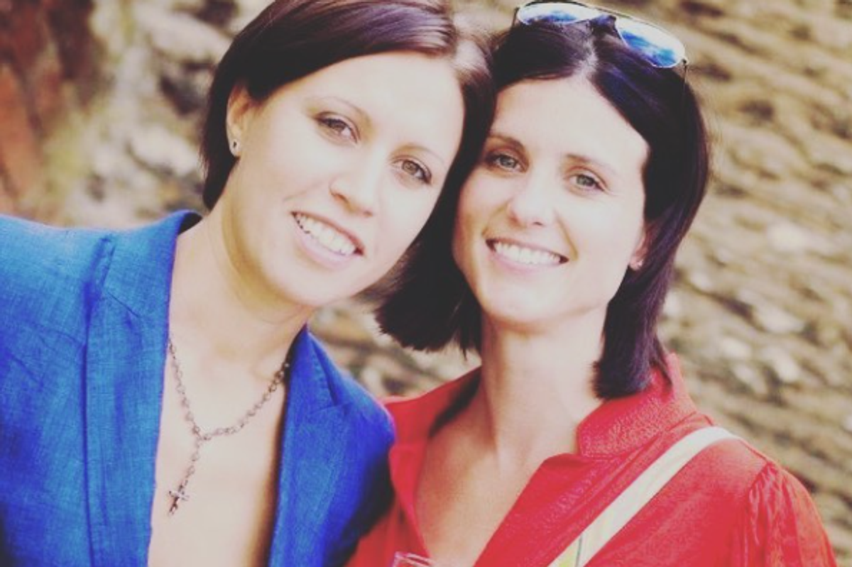 Heather Peace and Ellie Dickinson