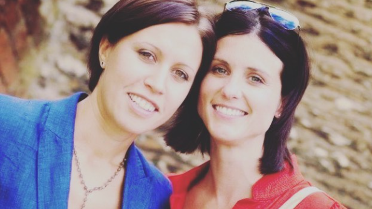Heather Peace and Ellie Dickinson