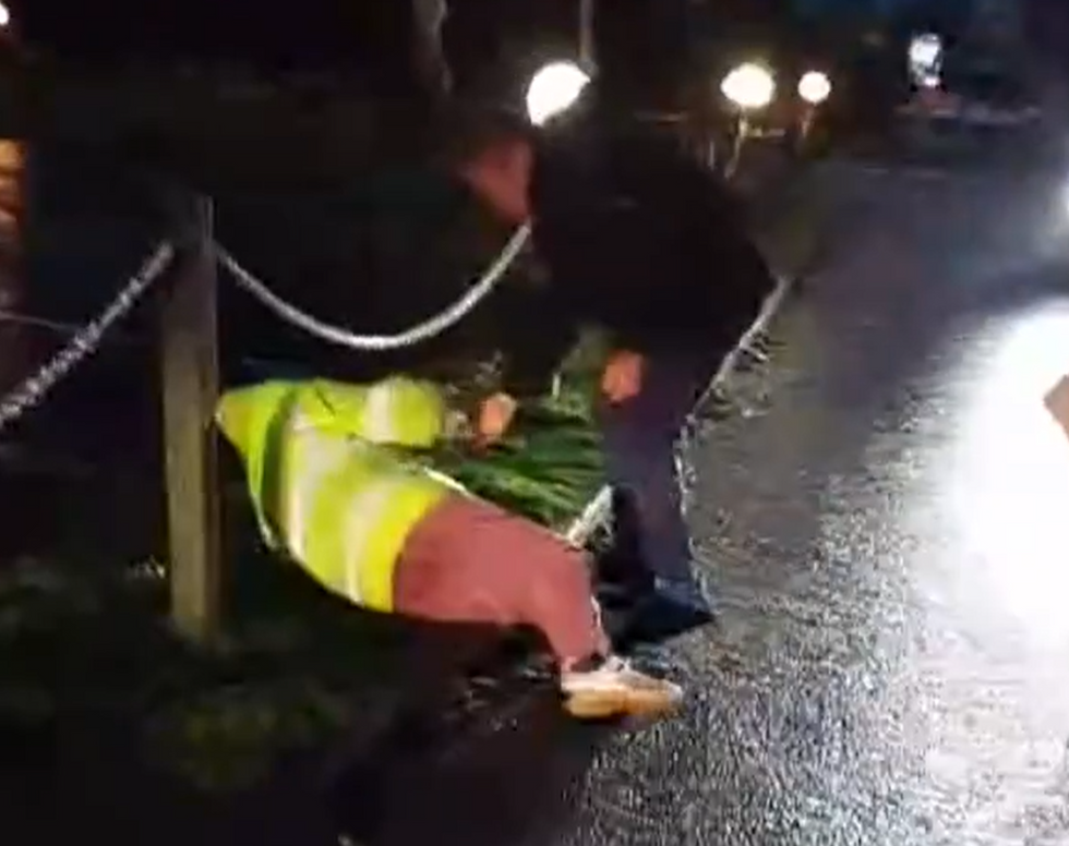 Heather Watts following the incident